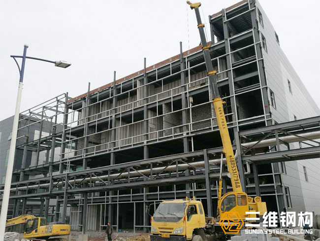 瑞陽制藥原料藥高架立體庫(kù)及連廊工程案例圖1