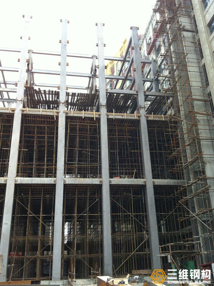 山東三維鋼結(jié)構(gòu)公司建造的濟(jì)南空軍招待所鋼結(jié)構(gòu)改建工程效果圖